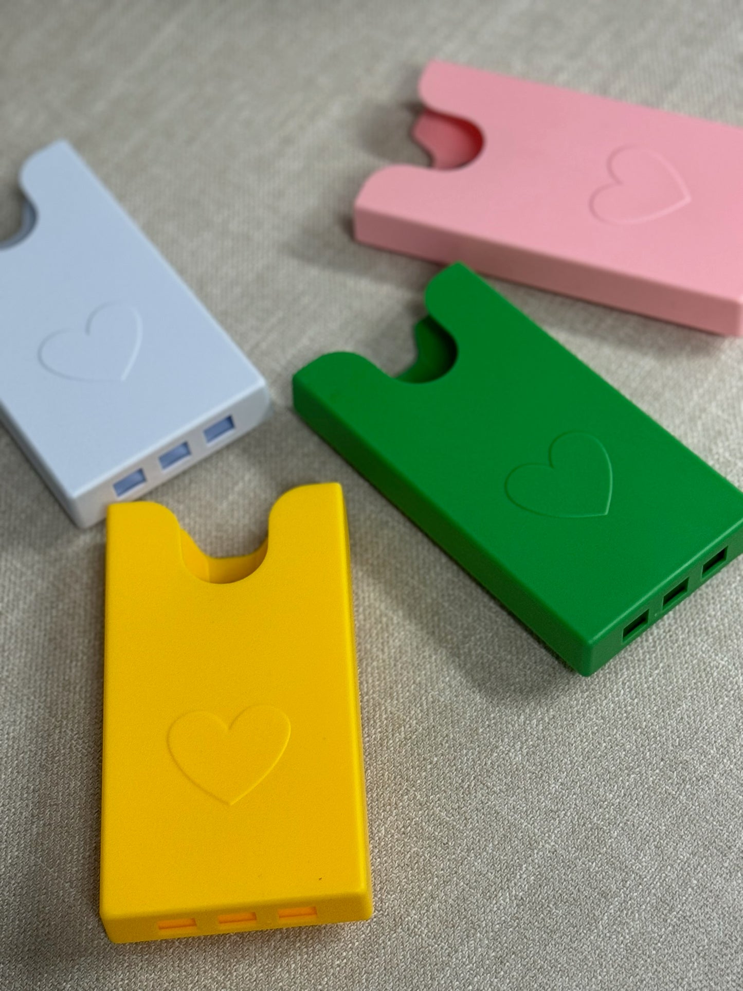 BOOGG BAG Heart Silicone Phone Holder for Phone and Accessories