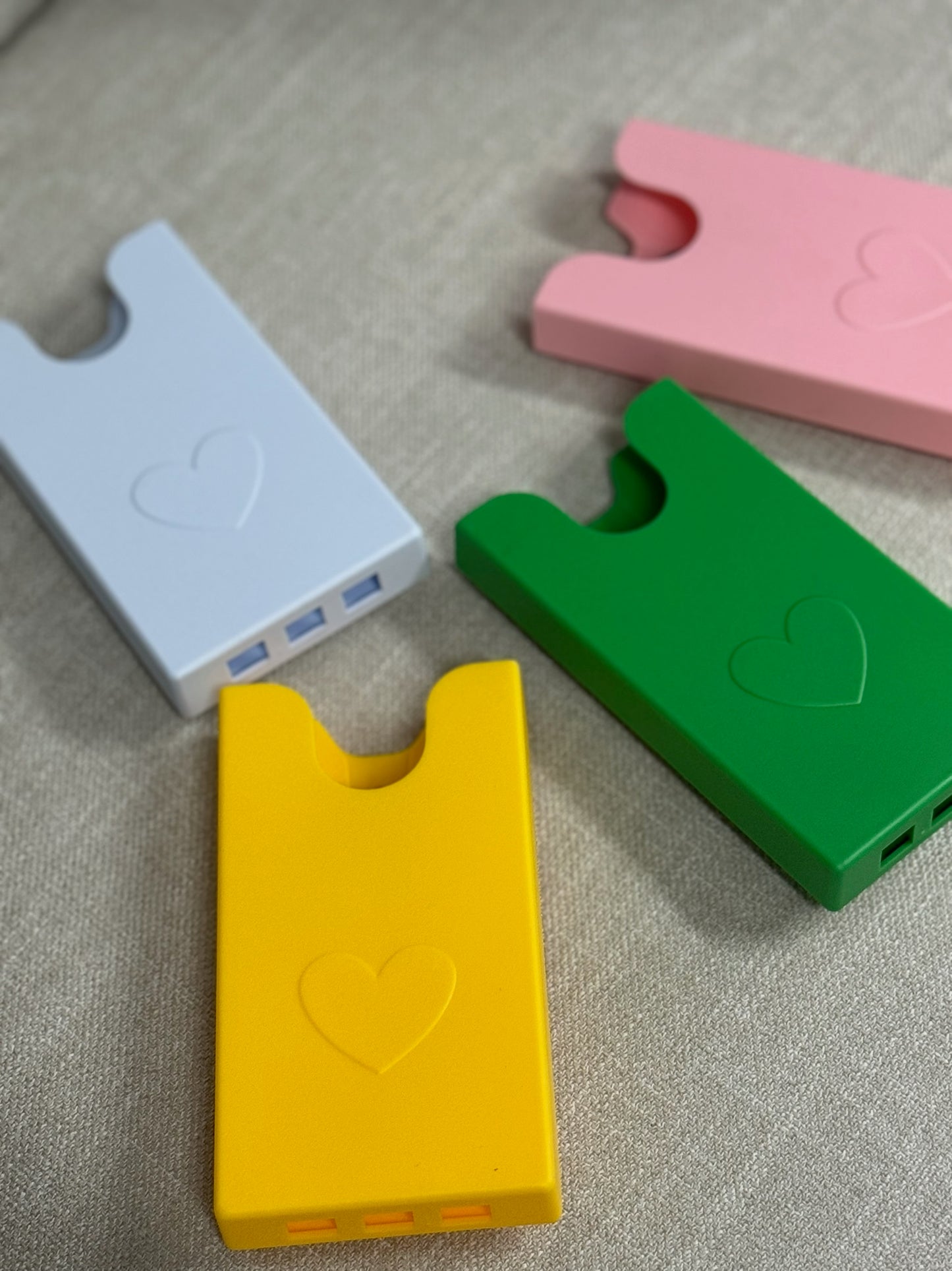 BOOGG BAG Heart Silicone Phone Holder for Phone and Accessories